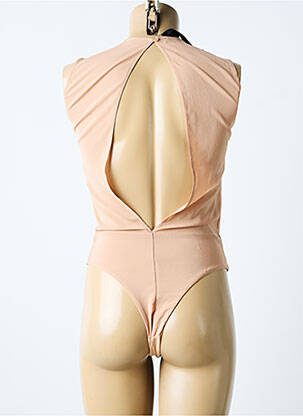 Body stretch sans manche rose PINKO femme