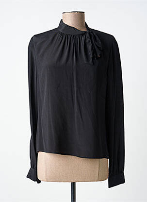 Top coupe fluide manches longues noir PINKO femme