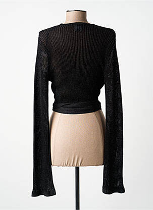 Gilet cache-cœur stretch noir MISSONI femme