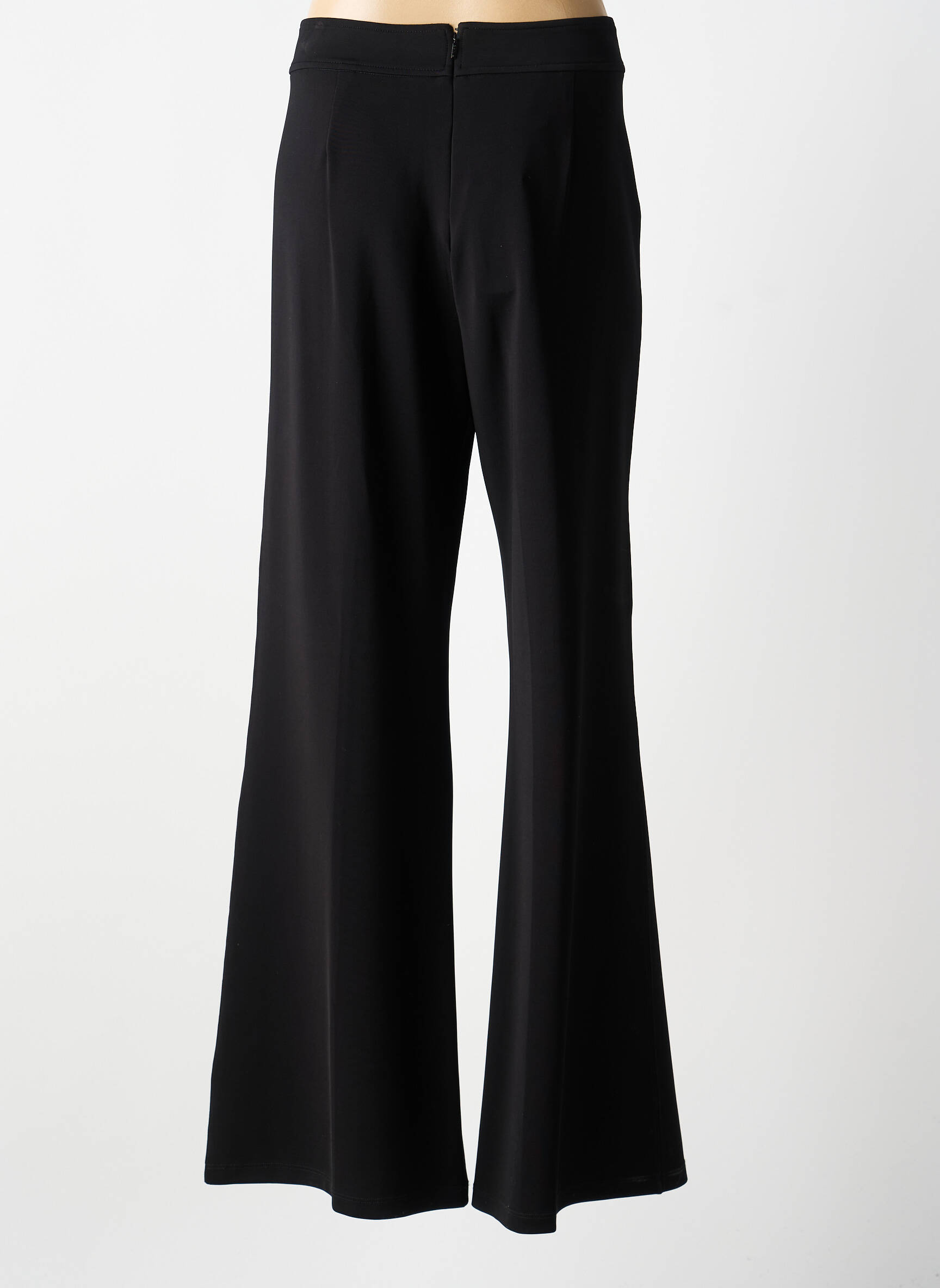 Pantalon flare stretch taille haute noir PINKO femme