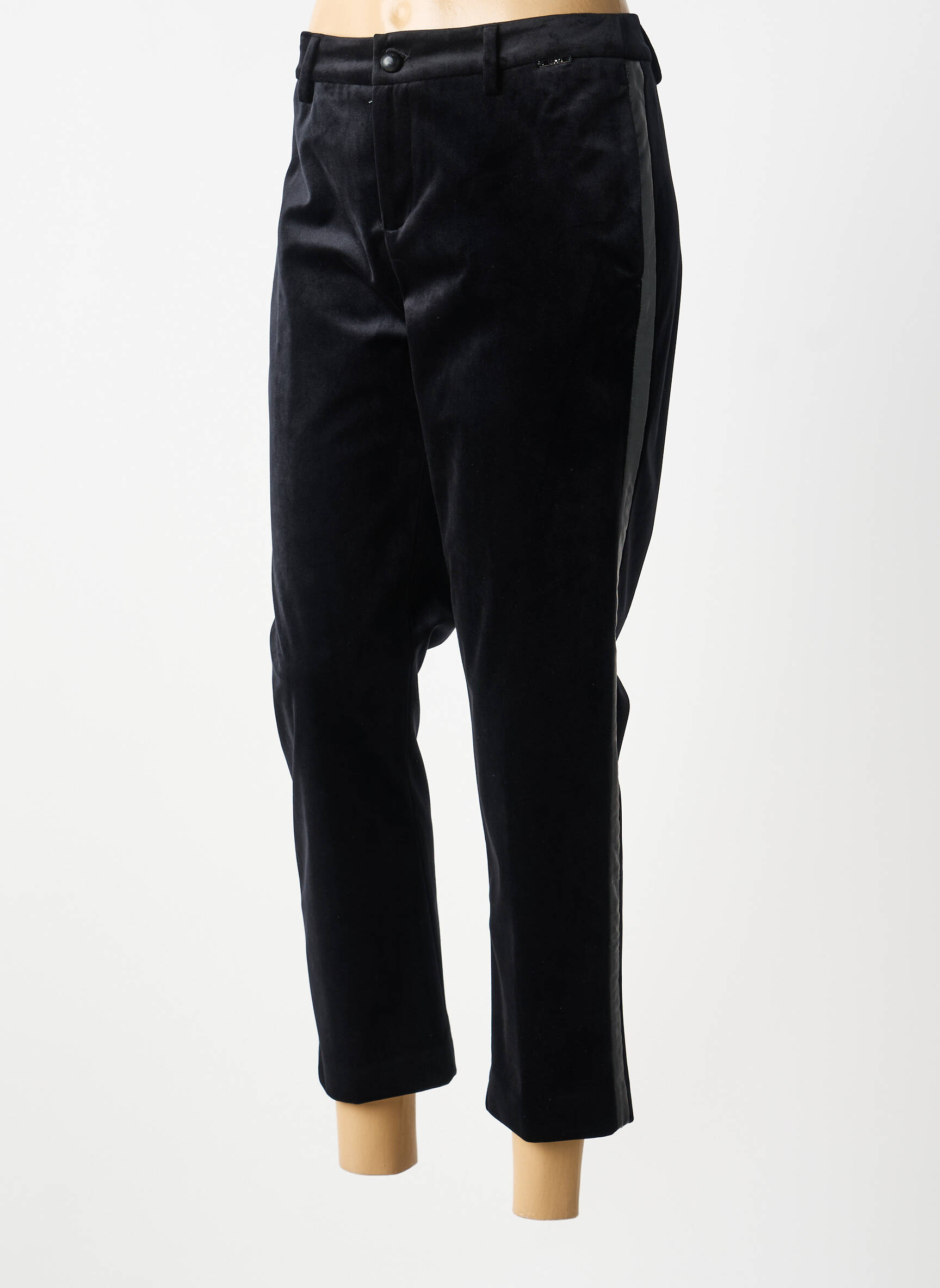 Pantalon 7/8 stretch taille normale noir LIU JO femme