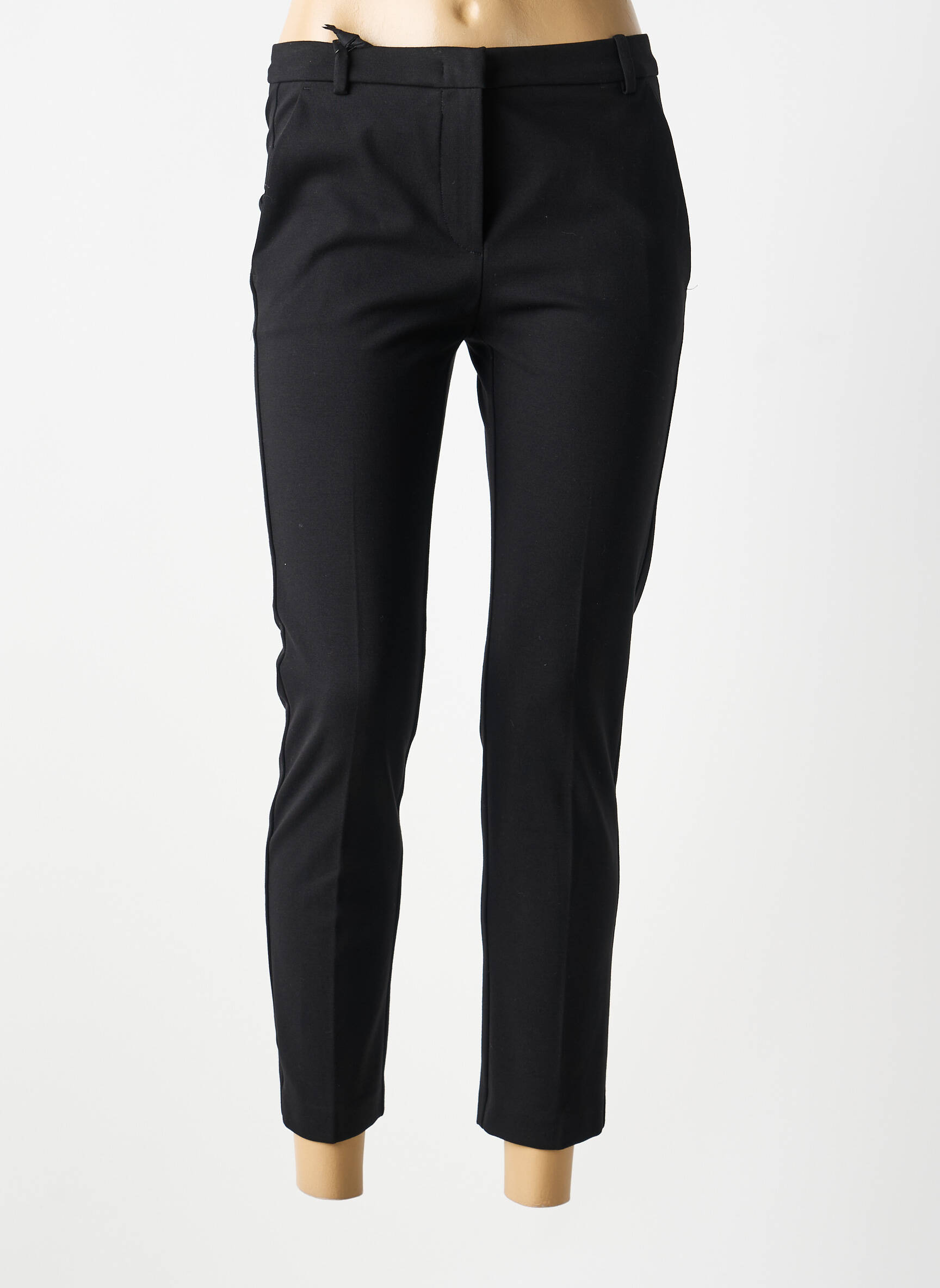 Pantalon 7/8 stretch taille normale noir PINKO femme