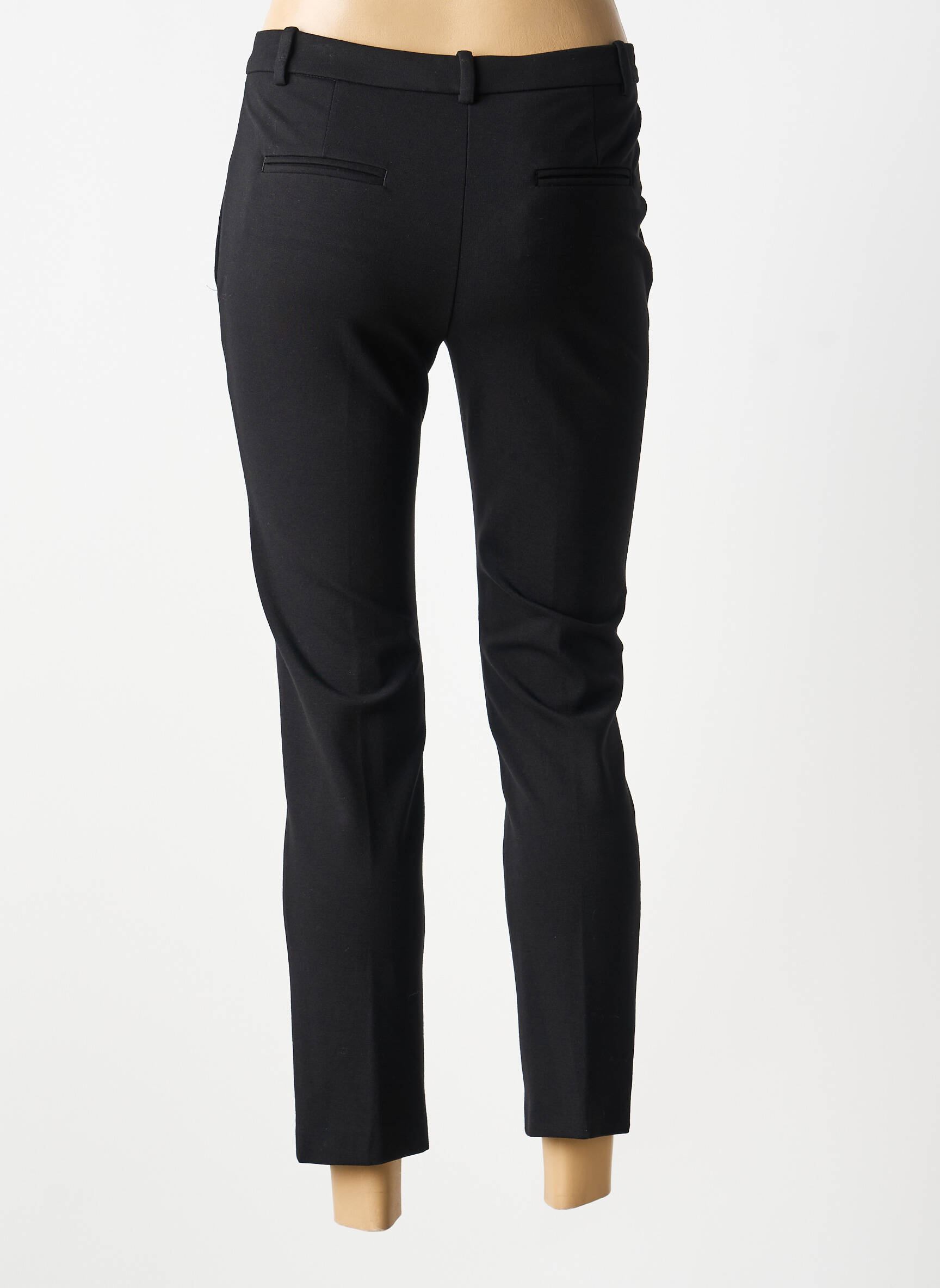 Pantalon 7/8 stretch taille normale noir PINKO femme