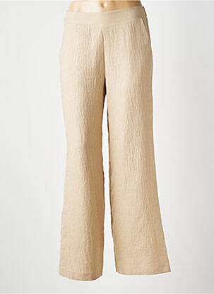 Pantalon large tissage popeline taille normale beige SCARLET ROOS femme