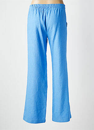 Pantalon large tissage popeline taille normale bleu SCARLET ROOS femme