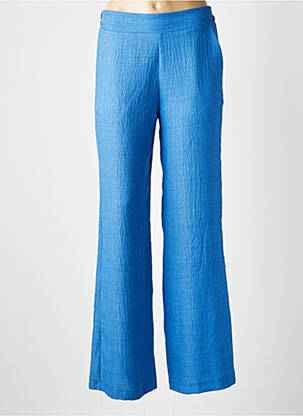 Pantalon droit taille élastique taille normale bleu SCARLET ROOS femme