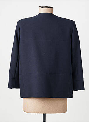Veste chic poches bleu fonce QUEENIE femme