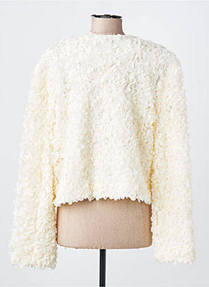 Veste chic fermeture boutonnée sur le devant beige CHOKLATE femme