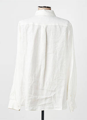 Chemisier tissage crêpe manches longues blanc WEEKEND MAXMARA femme