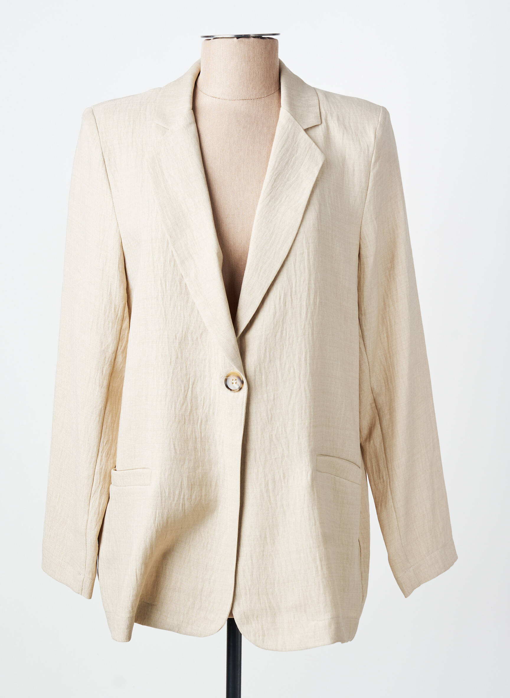 Blazer fausses poches beige SCARLET ROOS femme