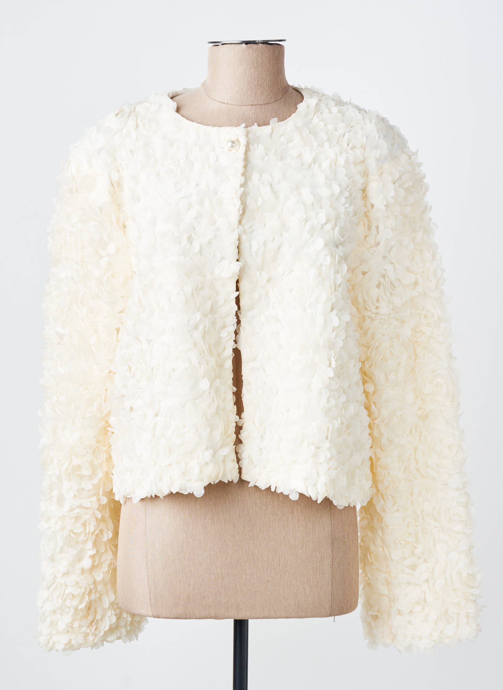 Veste chic fermeture boutonnée sur le devant beige CHOKLATE femme