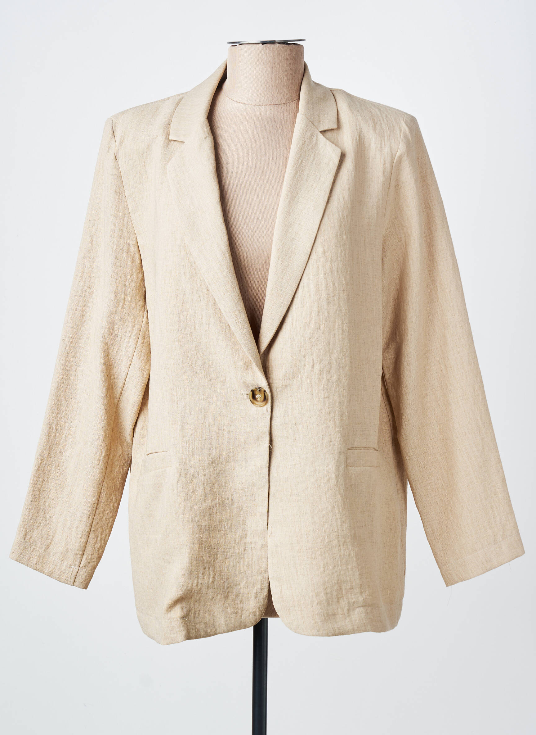 Blazer fausses poches beige SCARLET ROOS femme
