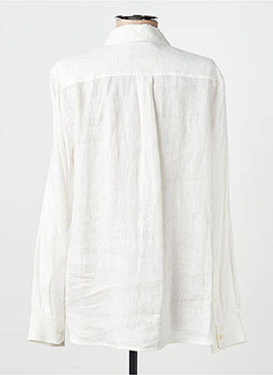 Chemisier tissage crêpe manches longues blanc WEEKEND MAXMARA femme