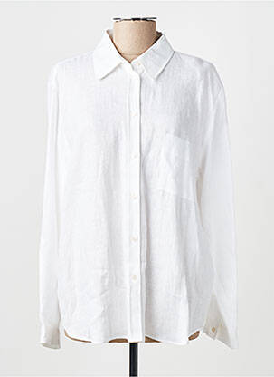 Chemisier coupe cintrée manches longues blanc EMME M femme