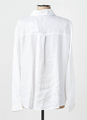 Chemisier coupe cintrée manches longues blanc EMME M femme