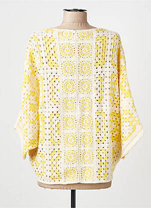 Gilet manches longues manches 3/4 jaune CTN COLLECTION femme