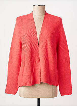 Gilet manches longues stretch orange AN' GE femme