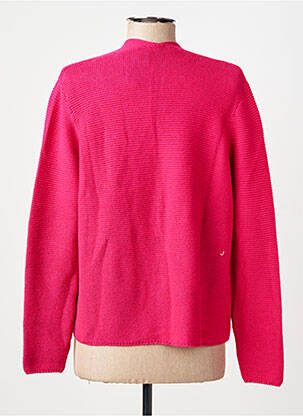 Gilet manches longues stretch rose AN' GE femme