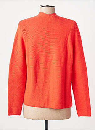 Gilet manches longues stretch orange fonce AN' GE femme