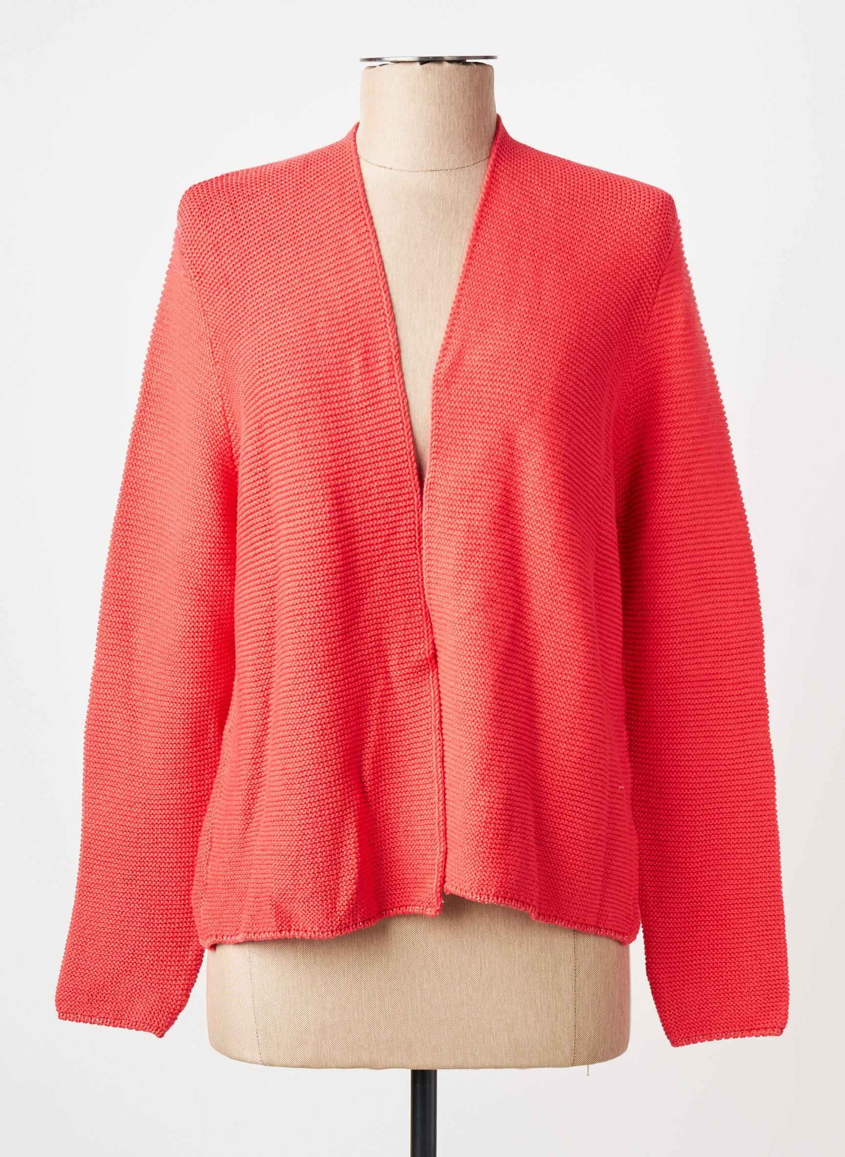 Gilet manches longues stretch orange AN' GE femme
