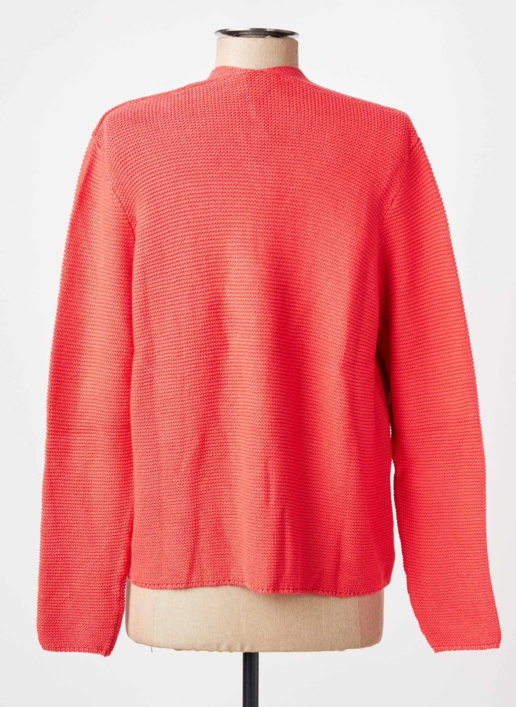 Gilet manches longues stretch orange AN' GE femme