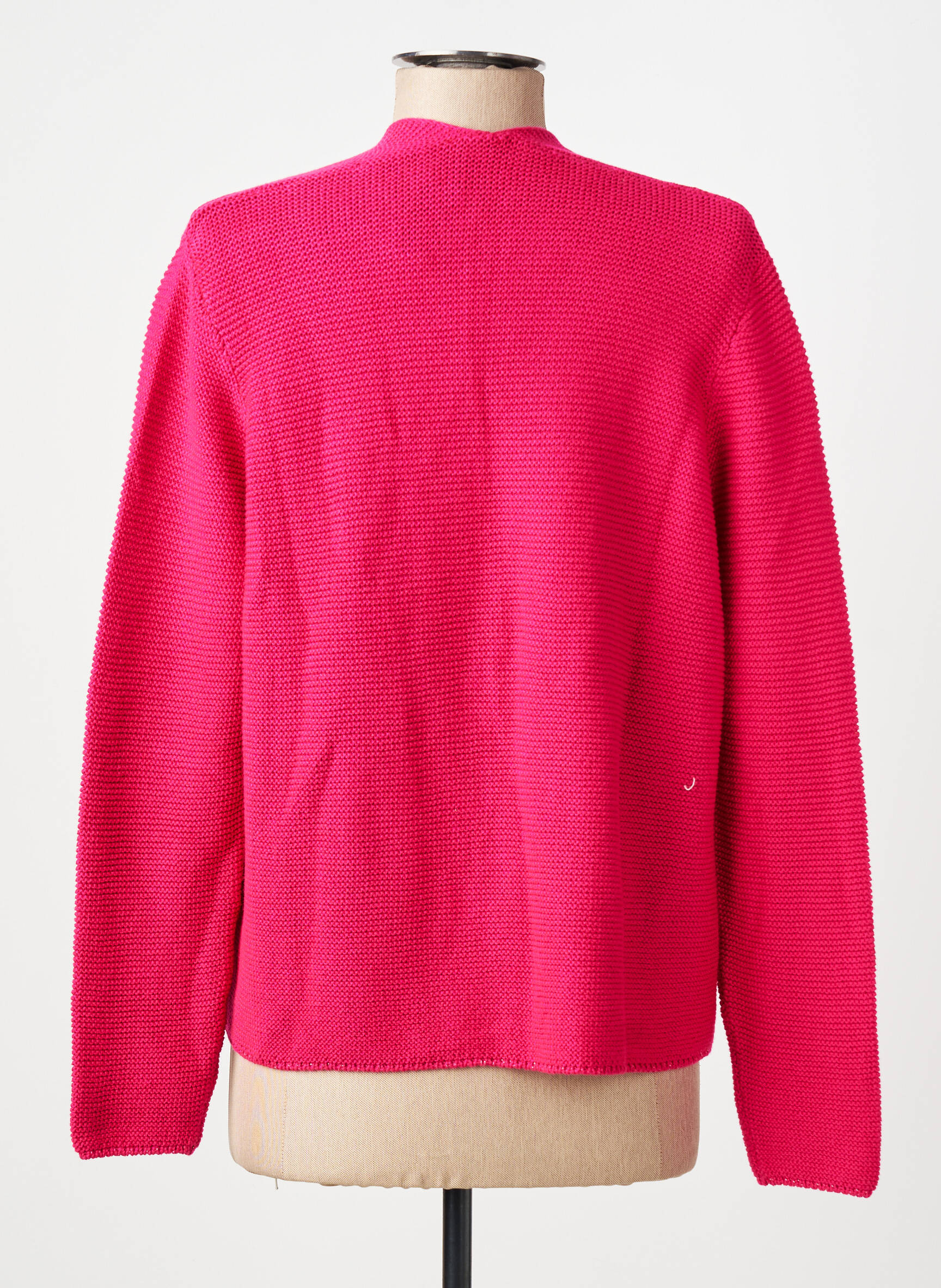 Gilet manches longues stretch rose AN' GE femme