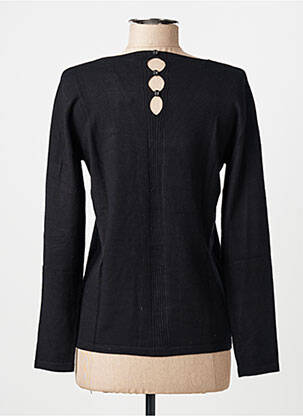 Pull coupe cintrée manches longues noir GIORGIO BARBARA femme