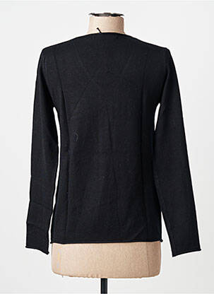 Pull coupe cintrée manches longues noir GIORGIO BARBARA femme