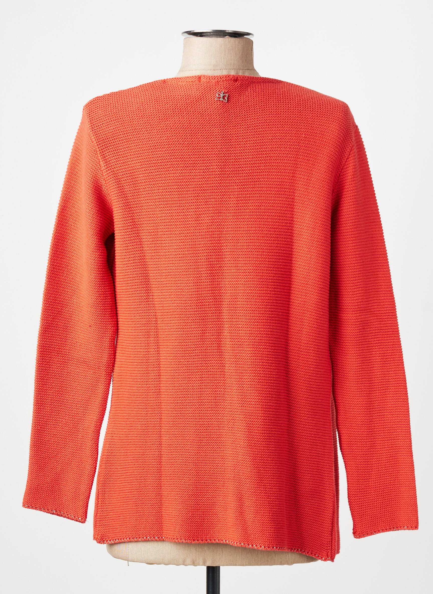 Gilet manches longues stretch orange MAMOUCHKA femme