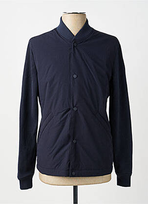 Veste casual fermeture boutonnée sur le devant bleu IKKS homme