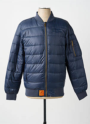Doudoune manches longues sans capuche bleu fonce BOMBERS homme