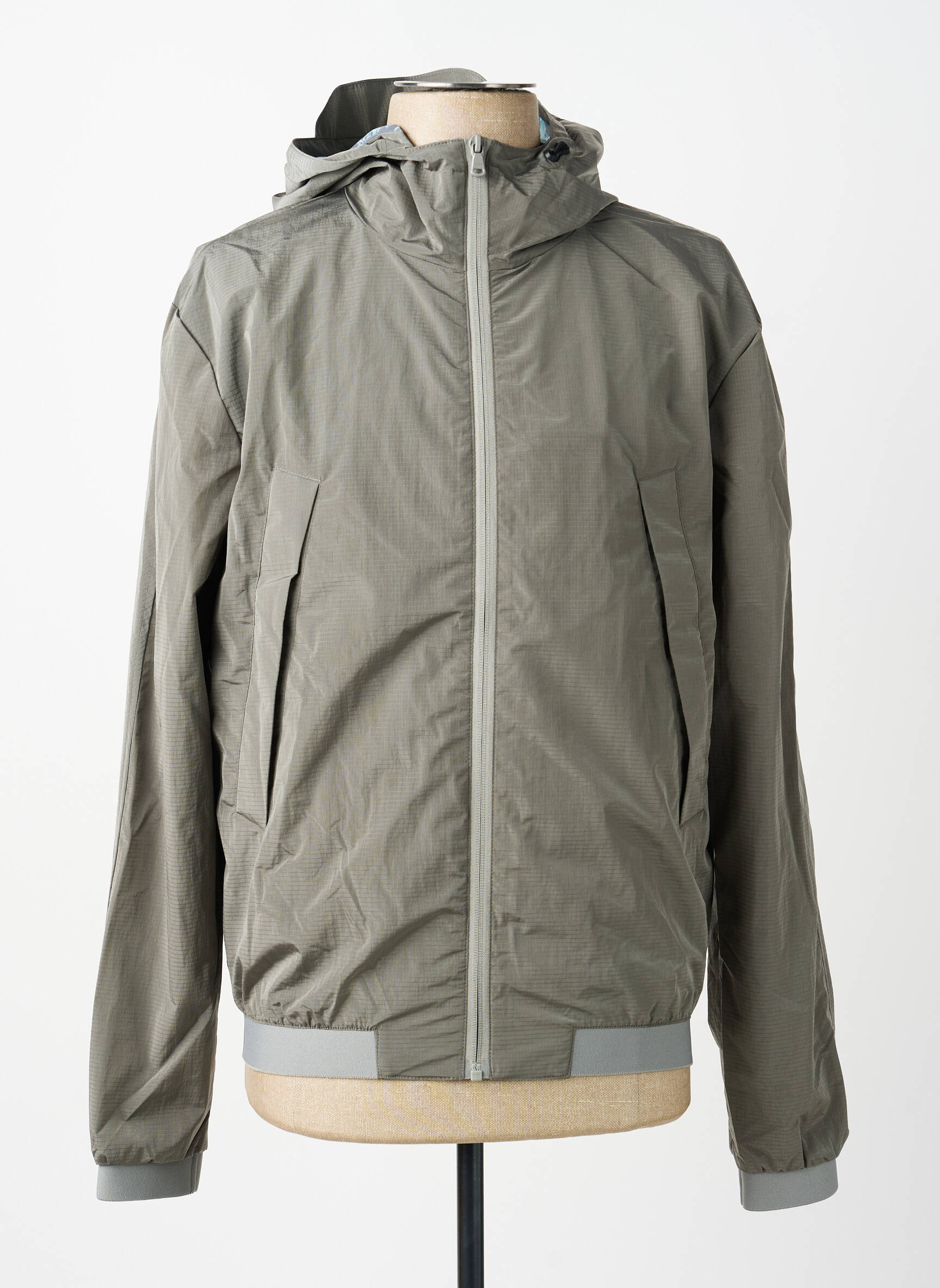 Veste casual finition intérieure doublée gris IKKS homme