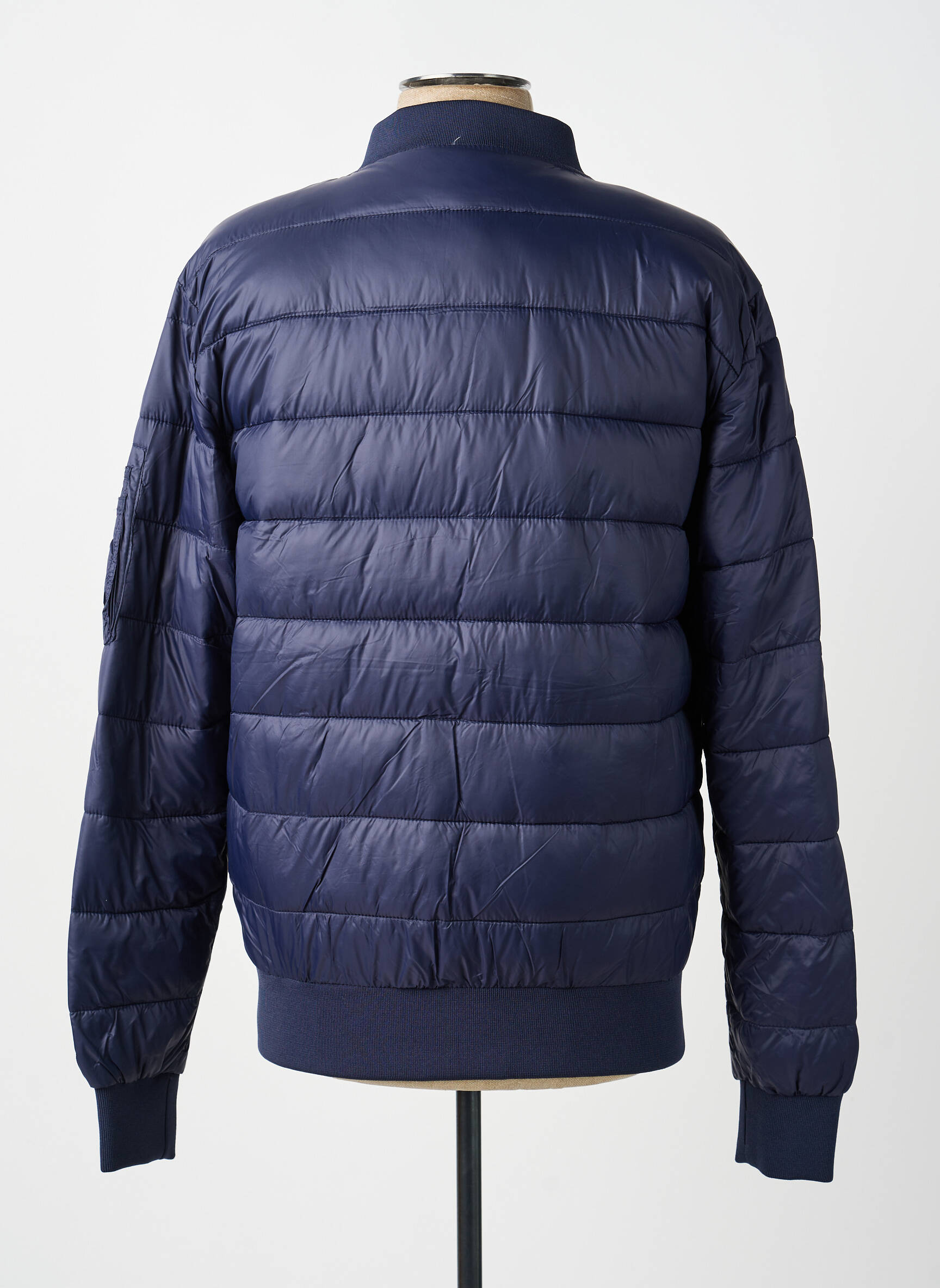 Doudoune manches longues sans capuche bleu BOMBERS homme