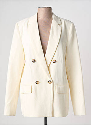 Blazer finition intérieure doublée blanc GRACE & MILA femme