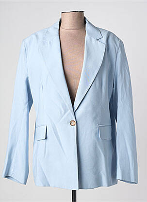 Blazer coupe cintrée bleu ANGE femme