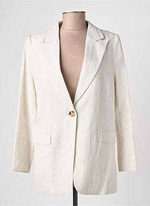 Blazer poignets boutonnés beige JC.SOPHIE femme
