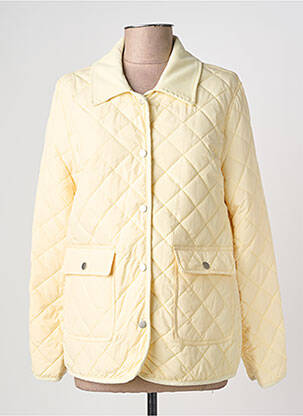 Blouson fermeture pressionnée jaune ESCANDELLE femme