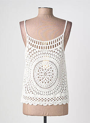 Top sans manche sans manche blanc IT HIPPIE femme