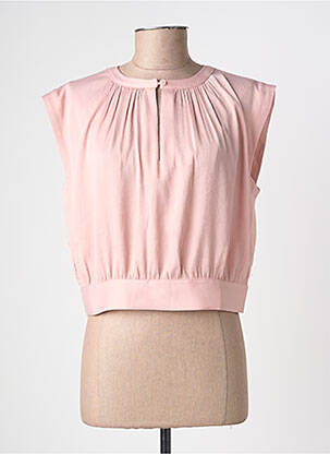 Top manches courtes manches courtes rose CHOKLATE femme