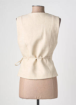 Veste casual finition intérieure doublée beige GRACE & MILA femme