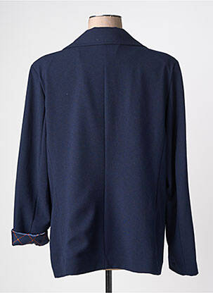 Blazer finition intérieure doublée bleu PAKO LITTO femme