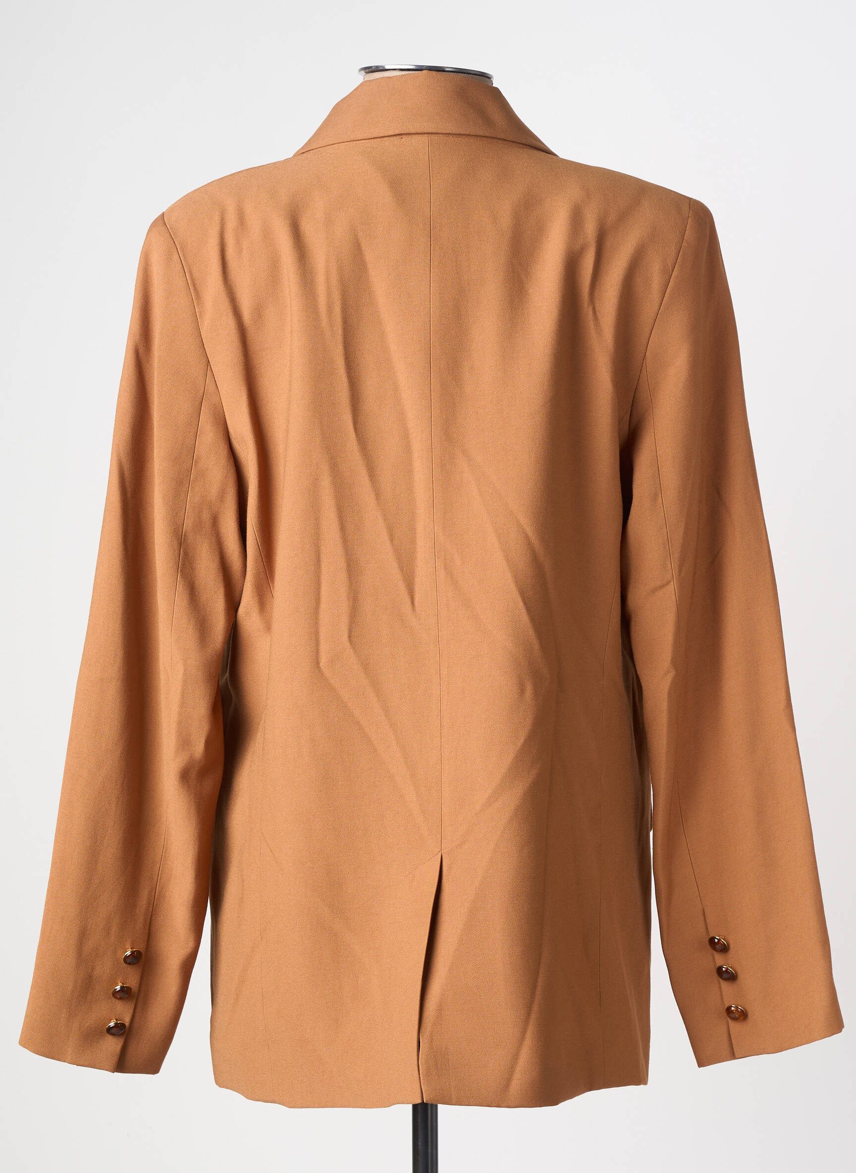 Blazer poignets boutonnés marron ANGE femme