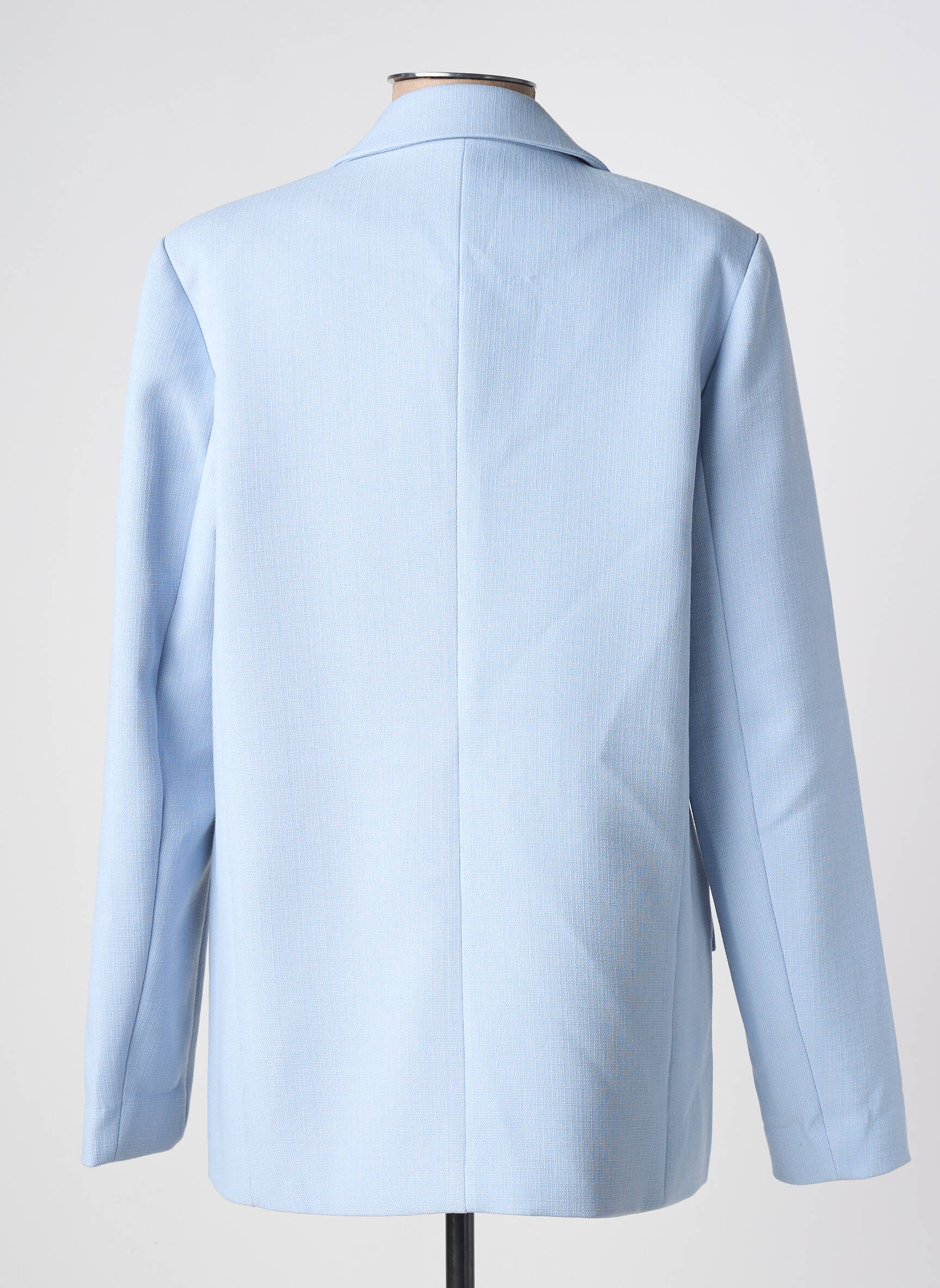 Blazer finition intérieure doublée bleu GRACE & MILA femme