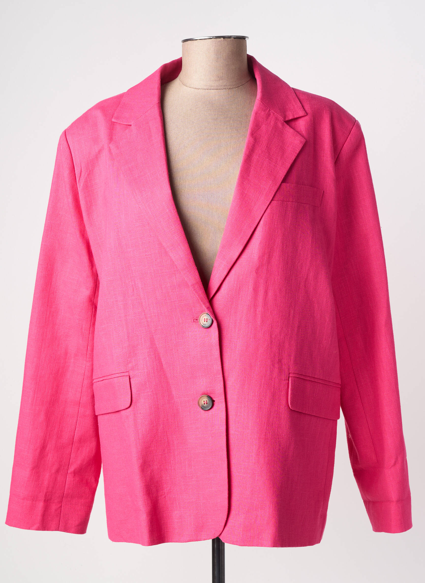 Blazer finition intérieure doublée rose GRACE & MILA femme