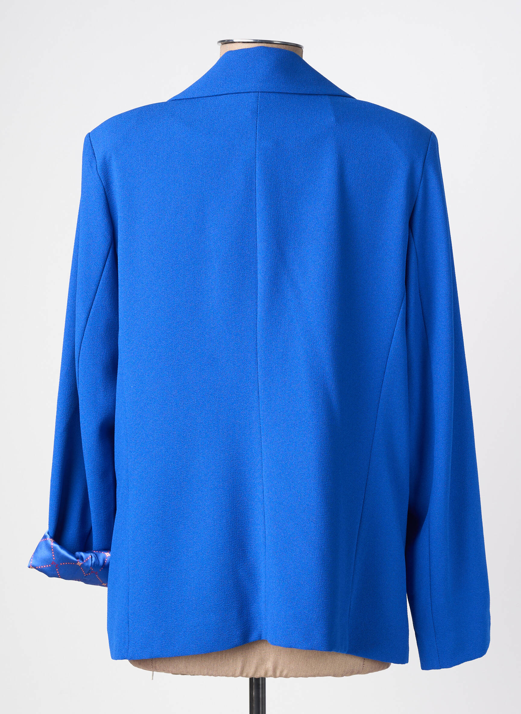 Blazer finition intérieure doublée bleu PAKO LITTO femme