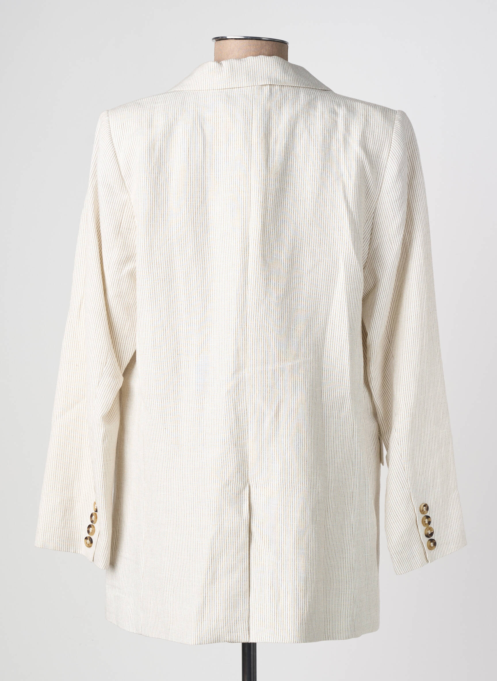 Blazer poignets boutonnés beige JC.SOPHIE femme