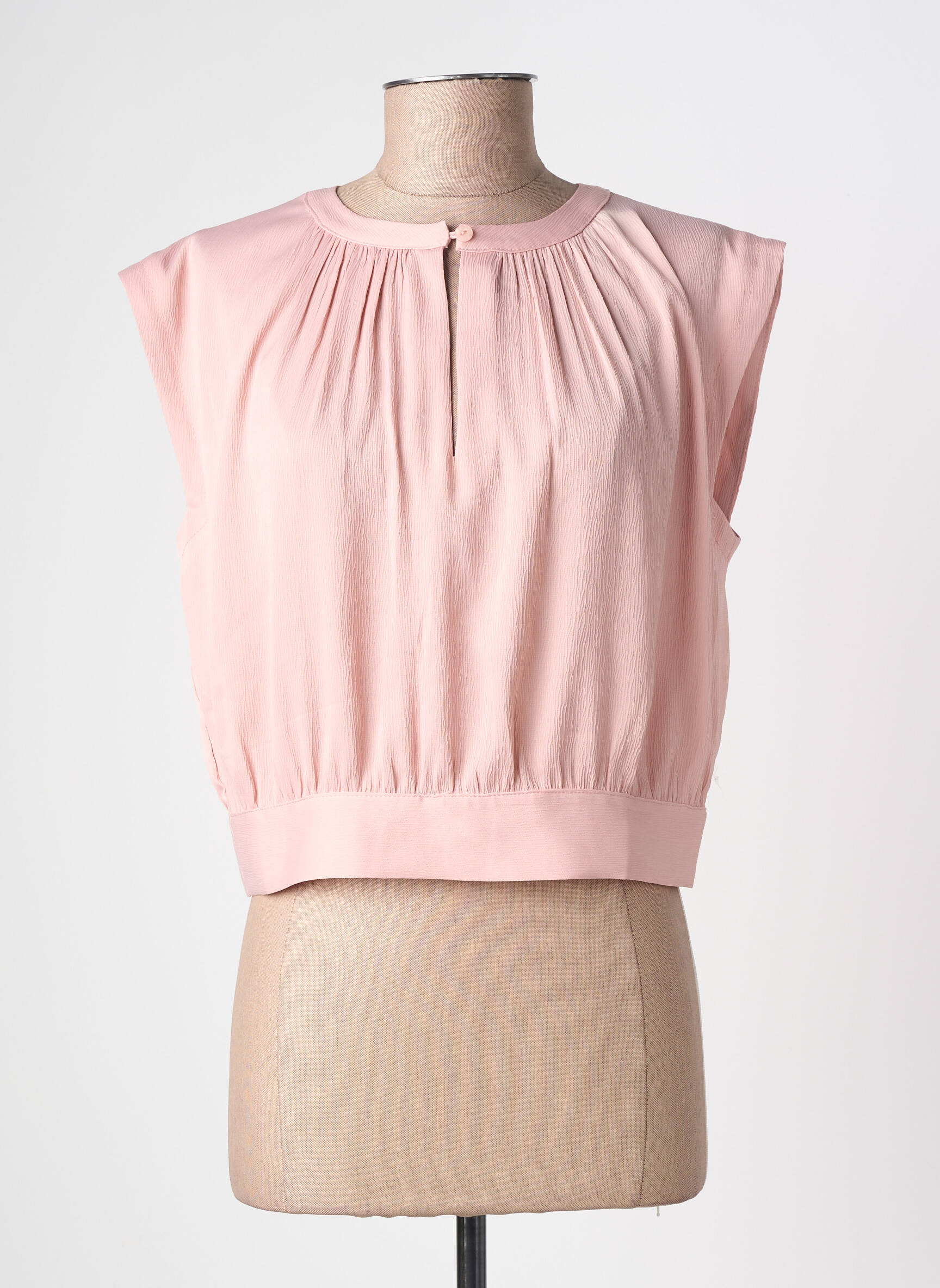 Top manches courtes manches courtes rose CHOKLATE femme