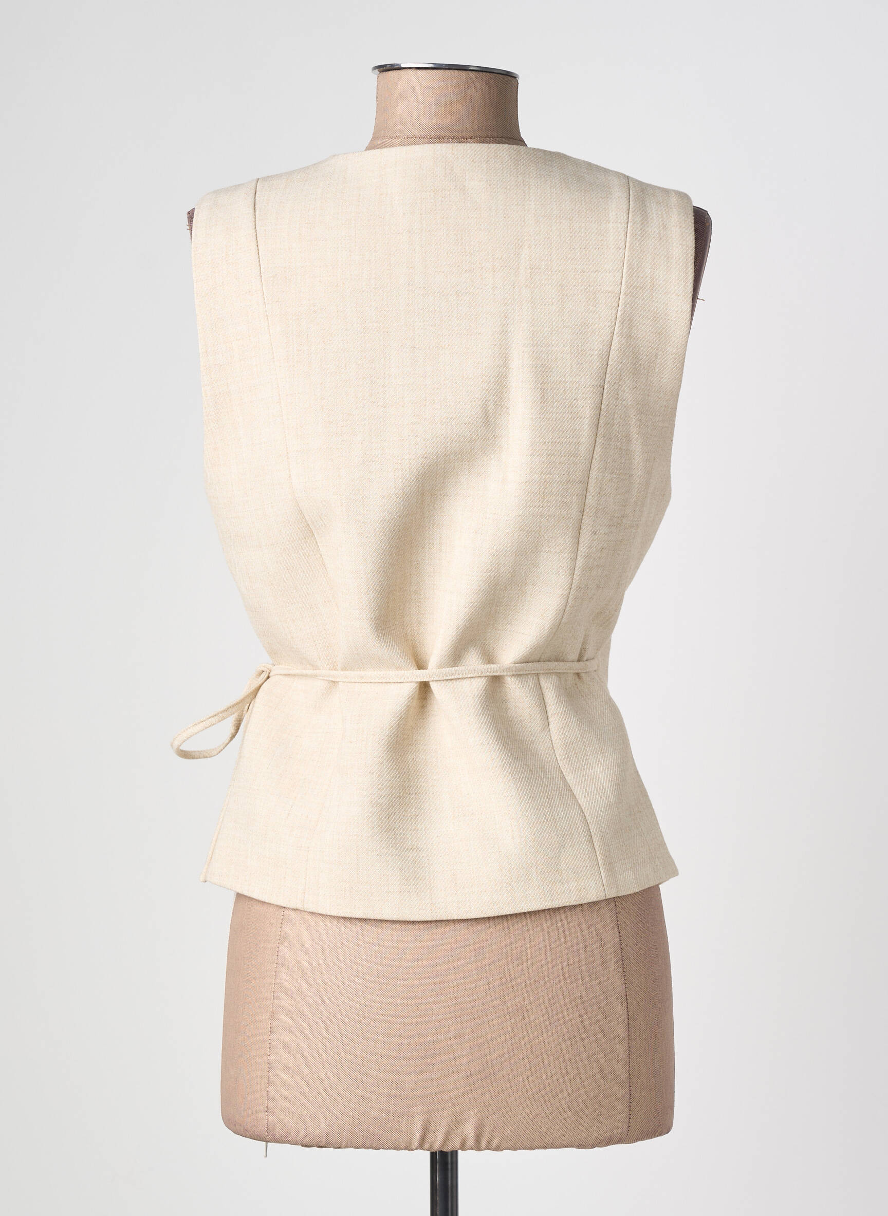 Veste casual finition intérieure doublée beige GRACE & MILA femme