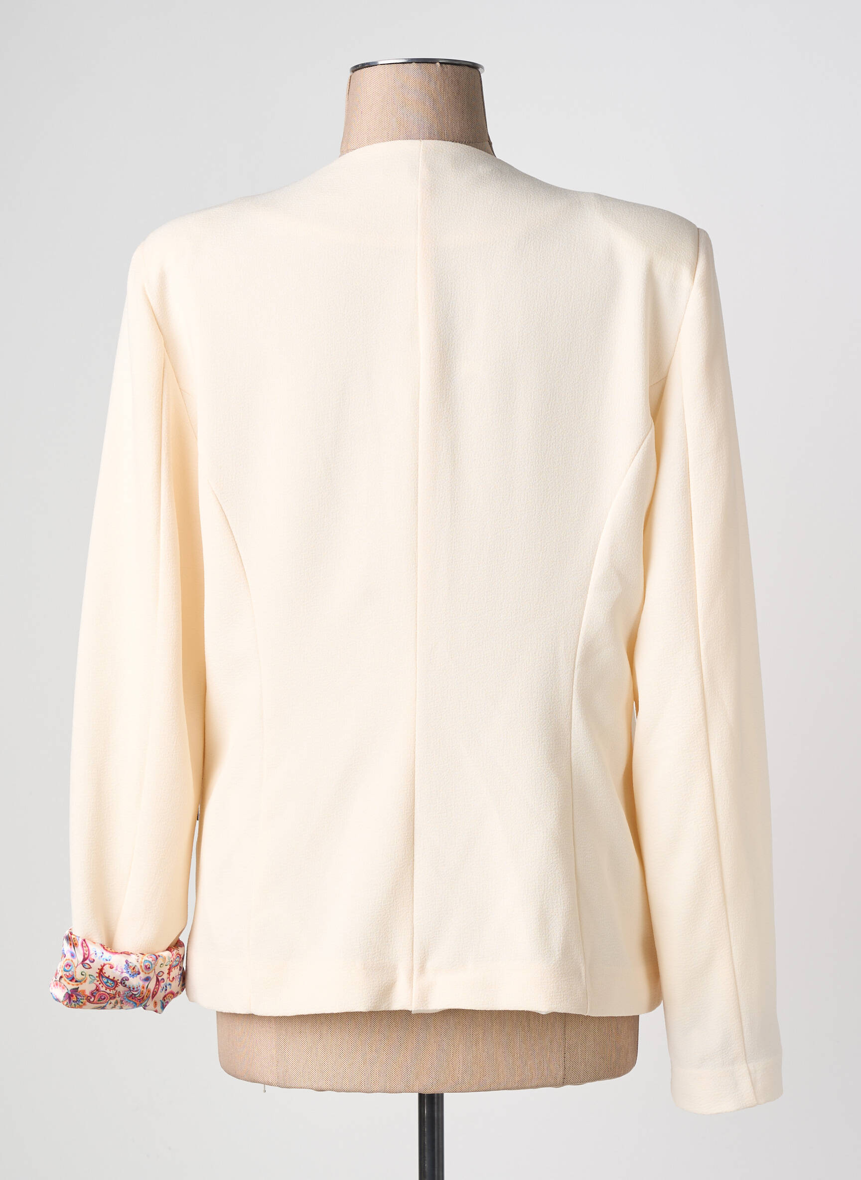 Veste casual coupe droite beige PAKO LITTO femme