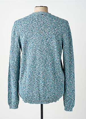 Pull stretch manches longues bleu IKKS homme